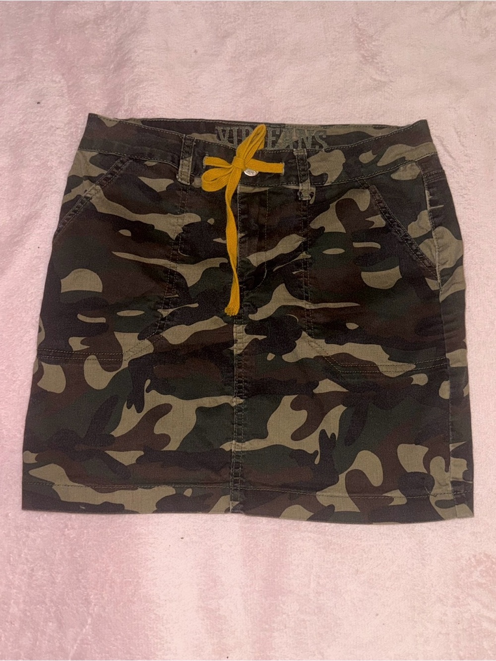 💚 VIP Jeans Camo Cargo Mini Skirt 💚